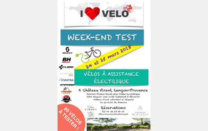 Week-end Test Velo Electrique